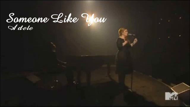 Adele - Someone Like You Audio Live at the 2011 VMAs