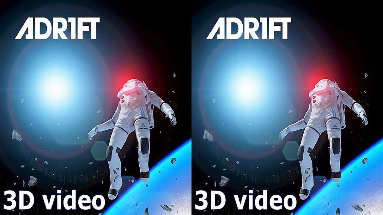 ADR1FT 3D VR video 3D SBS VR box google cardboard