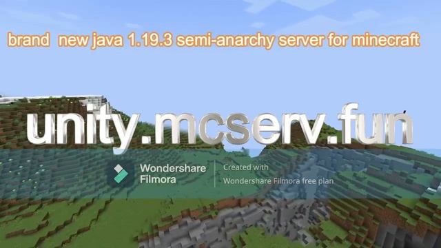 java version 1.19.3 server address: unity.mcserv.fun.....Discord : https://discord.gg/qXRtadbzwP