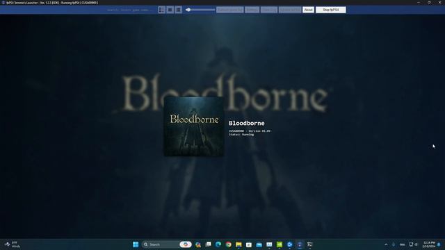 Bloodborne PS4 Emulator FPPS4 Test (Not working yet)