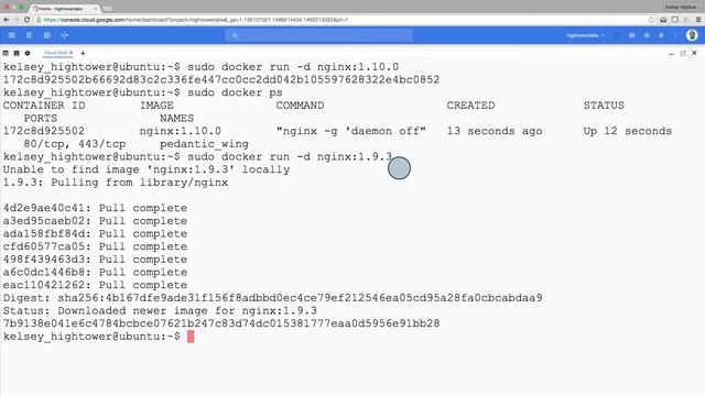 Running Images with  Docker