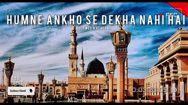 HUMNE ANKHON SE DEKHA NHI HAI MAGAR || (slowed n reverb) #viral #trending #naat #madinah