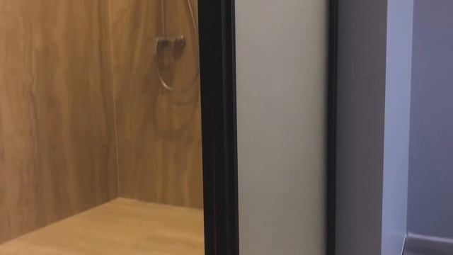 Раздвижные двери в проем в алюминиевом профиле. Компания GlassART г. Казань