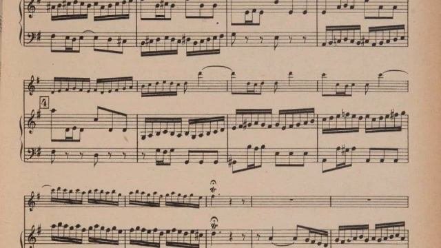 Bach - Violín Sonata No. 6, 4th Movement | Harpsichord Accompaniment