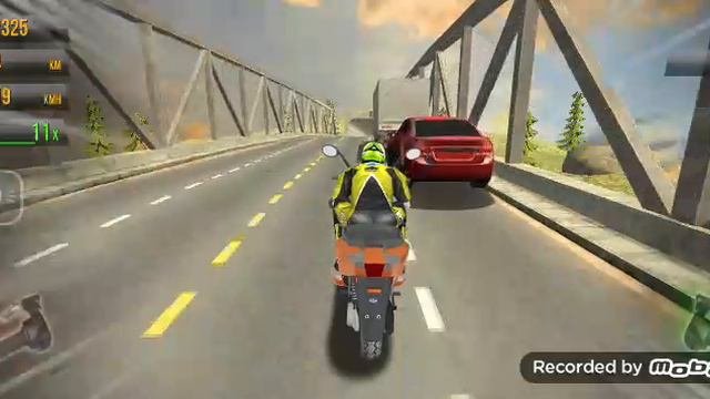 Геймплей старой версии Motor racing mania