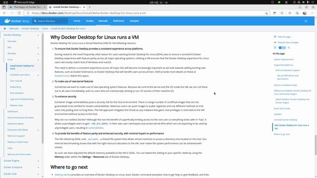 Docker Desktop for Linux