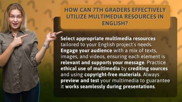 How Can 7th Graders Effectively Utilize Multimedia Resources in English?