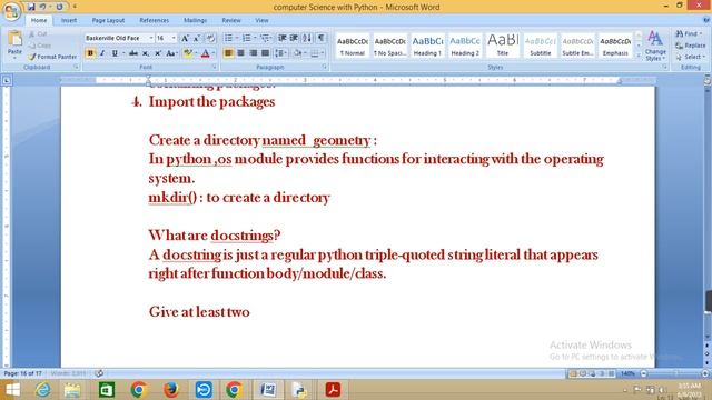 PYTHON PACKAGE MODULE IMPORT STATEMENT ERROR OUTPUT QUESTIONS AND ANSWERS