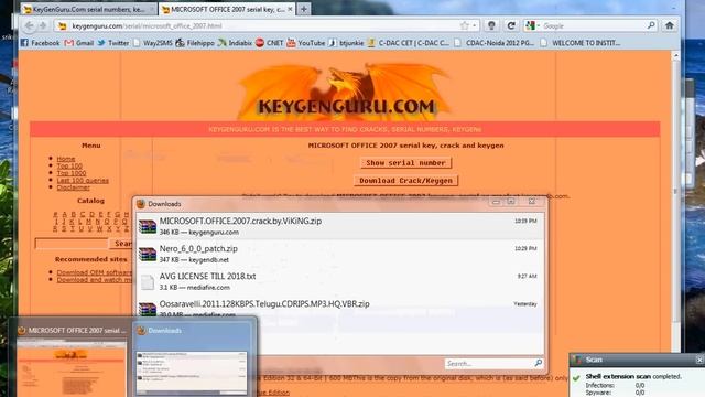 AVG Link Scanner Review  & Test