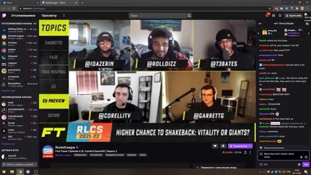 Rocket league (leftie league) twitch chat ban speedrun