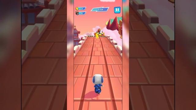Talking Tom Gold Run - Becca, Tom, Angela, Hank - full screen - LILU Gameplay (Android, iOS)