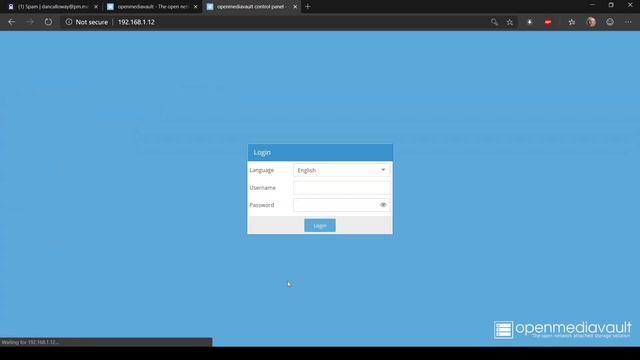 OpenMediaVault Network-Attached Storage (NAS) Solution