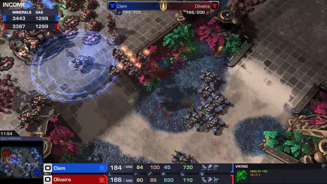 StarCraft 2: The CHAMPION of the WORLD RISE to FAME : Oliveira Game 1 vs CLEM IEM Katowice 2023