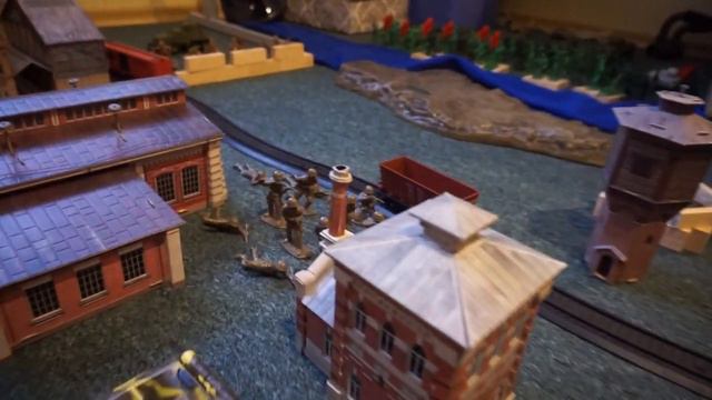 Сталинградская битва из игрушечных солдатиков