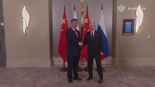 Владимир Путин встретился с Председателем Китайской Народной Республики Си Цзиньпином