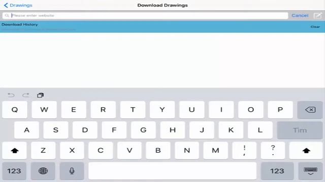 Mở file autocad cad trong Gmail trên Ipad của
