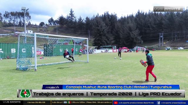 Ivan Brun | Trabajos de arqueros 26-06-20 | Mushuc Runa SC