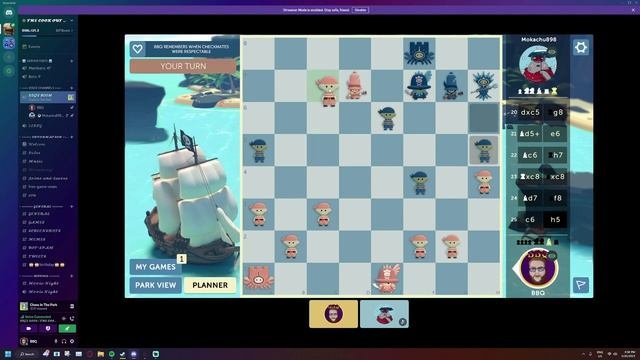 Chess in the Park Discord Gameplay Discord Activities