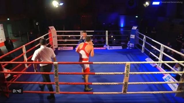 Степнов Павел.первый бой в ФРГ/Bundesliga/ 12.02.2022. против чемпиона Нижней Саксонии, Аslan Engin