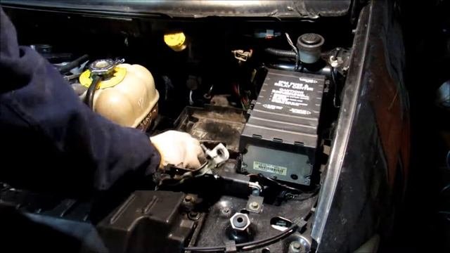 Как снять стартер Крайслер Вояджер турбодизель 25 л To take off a starter Chrysler voyager 25 l