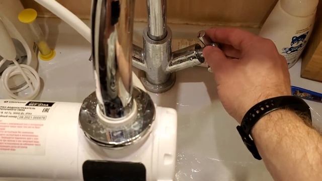 Водонагреватель unipump, насадка на кран