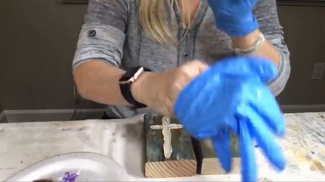Plaster Cross (Plaster & Resin Art Tutorial)