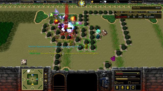 Warcraft III | Gem TD Plus | 1.6 - Time | 26:40 - Sesamia