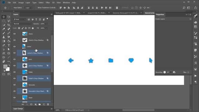Create layers frome styles / Pepperbox - Photoshop plugin