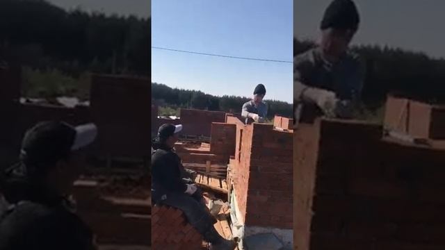Кладка наружных стен КП Завьяловские Сады комфорт 20