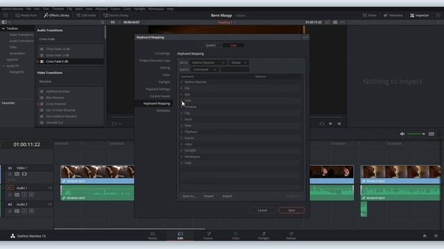 DaVinci Resolve уроки: основные настройки программы