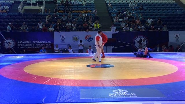 Смаилов Асылбек & Борисов Александр Финал Этапа Кубка Мира по боевому самбо г Астана 5-8 2017 г