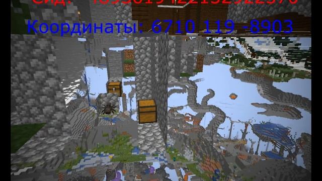 Майнкрафт 1.18.1 СИД на МОБ СПАВНЕР, который находится в Особняке.