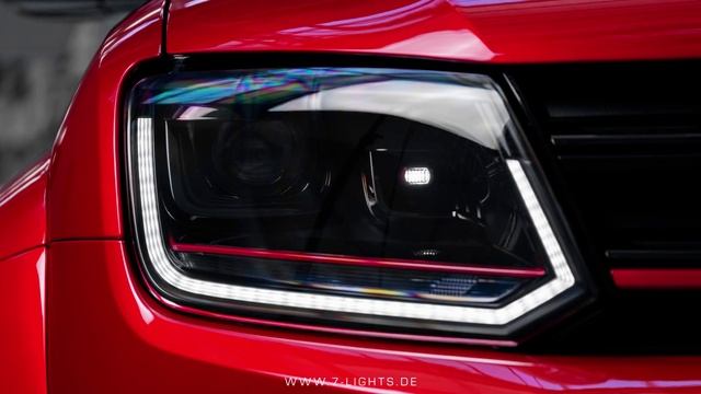 VW AMAROK - Dynamischer Blinker + Scheinwerfer-Lackierung, Rückleuchten LED-Umbau ScheinwerferFabri