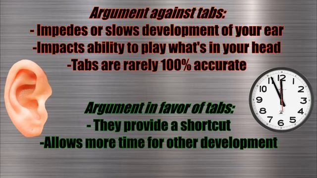 Guitar Tablature - is it Bad for You??? Pros and Cons!