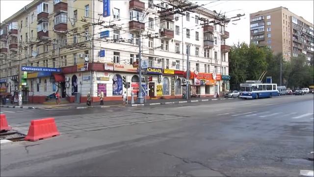 Московский Троллейбус  Trolleybuses  Trackless Trolleys in Moscow, Russia 2012