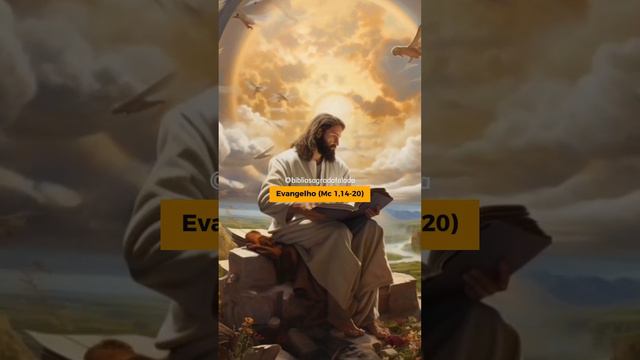 Evangelho Mc 1,14 20 - 21/01/2024  #biblia #fe #liturgiadodia