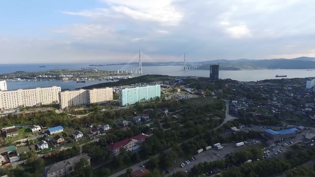 Владивосток с высоты птичьего полета..-м.Чуркин-DJI Phantom 3/Vladivostok aerial view Phantom 3