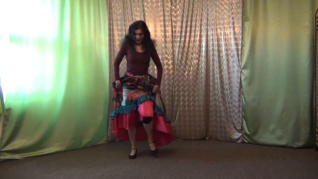 1 Gypsy Dance Class online skirt