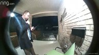 Drunk neighbor caught farting on the Ring