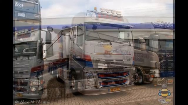 foto's van de nieuwe volvo van kingma  transport surhuisterveen