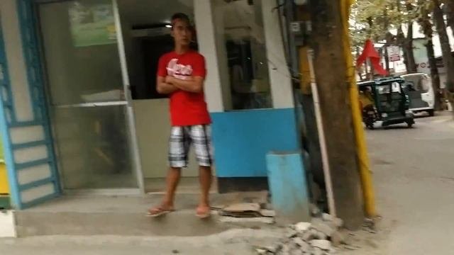 Дорога на пляж Пука Бич Боракай Филиппины  Road to Puka Beach Boracay Philippines