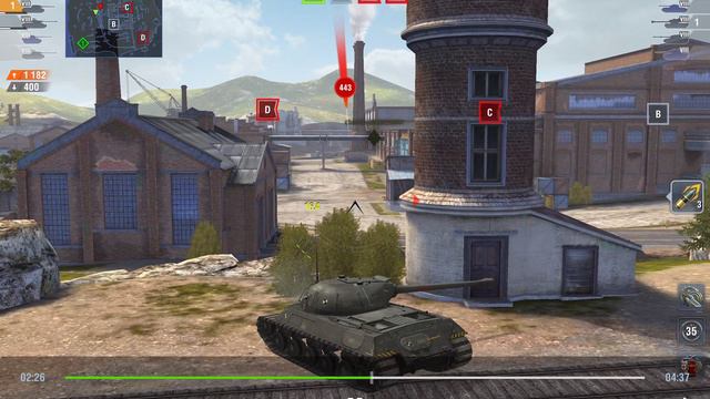 Wot BLITZ ИС3 Защитник набивает больше 3000 и получает мастера