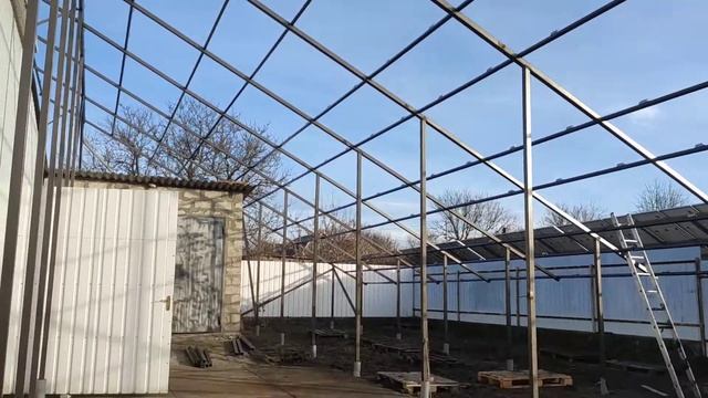 конструкция для солнечных панелей 40КВТ