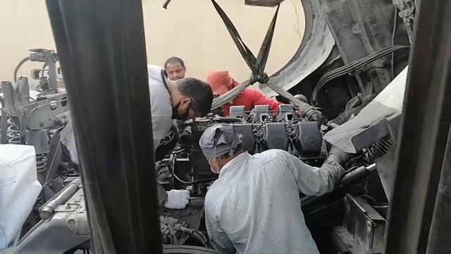 Fixed engine of Mercedes-Benz actros 2040 mp3
