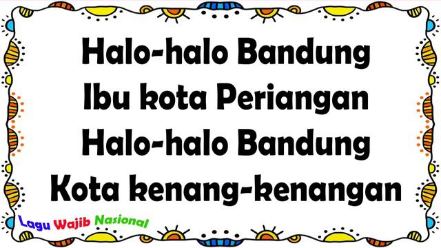 Halo Halo Bandung - Karaoke