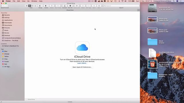 How to OPEN the iCloud Drive On a Mac Computer - Basic Tutorial | New