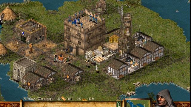 Stronghold - Military Campaign - Mission 5 - Between a Rock and a Hard Place (Walkthrough)