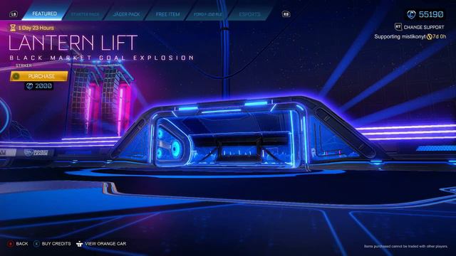 ROCKET LEAGUE ITEM SHOP - *NEW* Lantern Lift Goal Explosion And Ford F-150 - 20.02.21