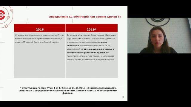 Вебинар «Изменения и дополнения в Правила определения СЧА ПИФ на 2019 год»