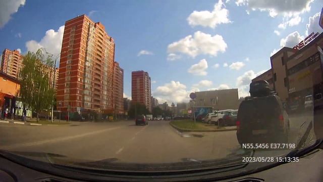 Driving in Moscow agglomeration: Бирюлёво Восточное - Новленское 28/05/2023 (timelapse 4x)
